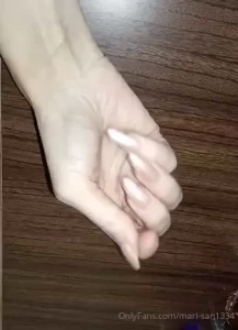 Don t make me wait i could always get the idea of using my nails on