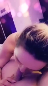 Just a little quick blow job to start the day off with a shot of cum