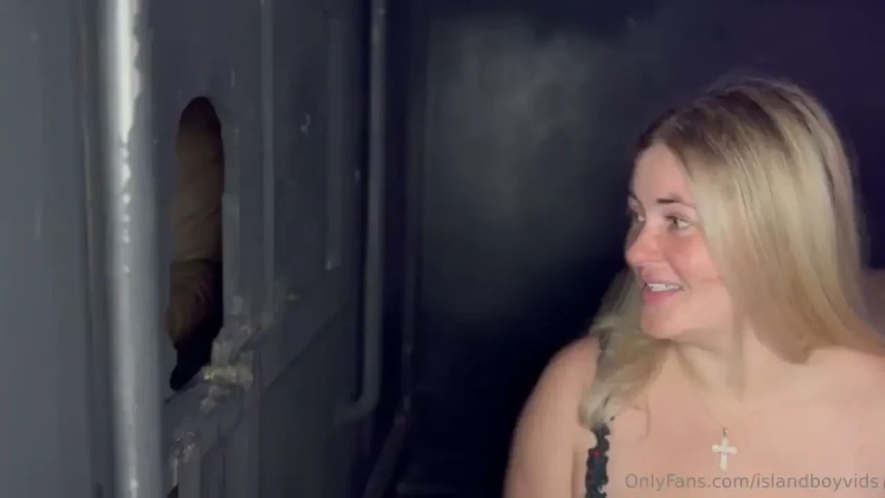 My first scene of my gloryhole blowjob series will be released on 