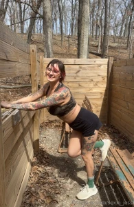 Enjoy me popping my tits out all around the park then dropping to my