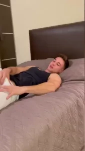 I wake up hard after a long nap baby i think i m going to touch myself