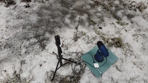 Behind the scenes hehe been out in the forest again recording for oftv