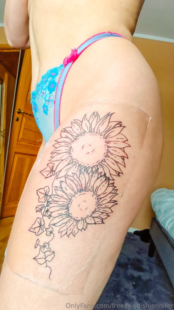 Got more tattoos yesterday the thigh tattoo is only the beginning of 