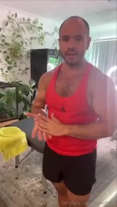 Me and this stud had to jump in the shower after his massage things