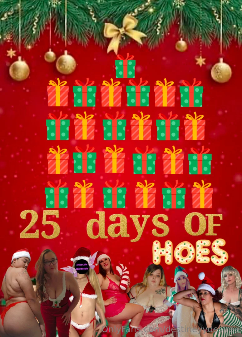 Multi model advent calendar come watch us be naughty little hoes first 