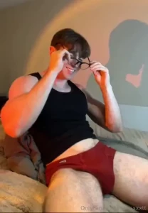 Showing off in a tank top and trying some new positions