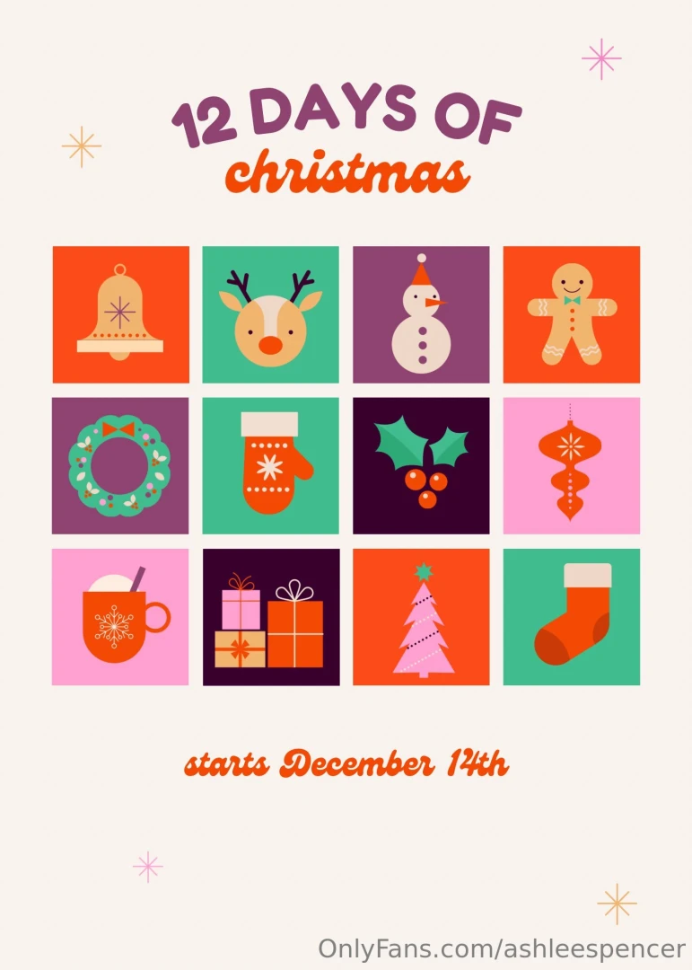 12 days of christmas - countdown starts saturday 