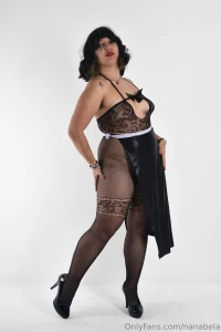 Lingerine and skirt leather the professional model girl part 16