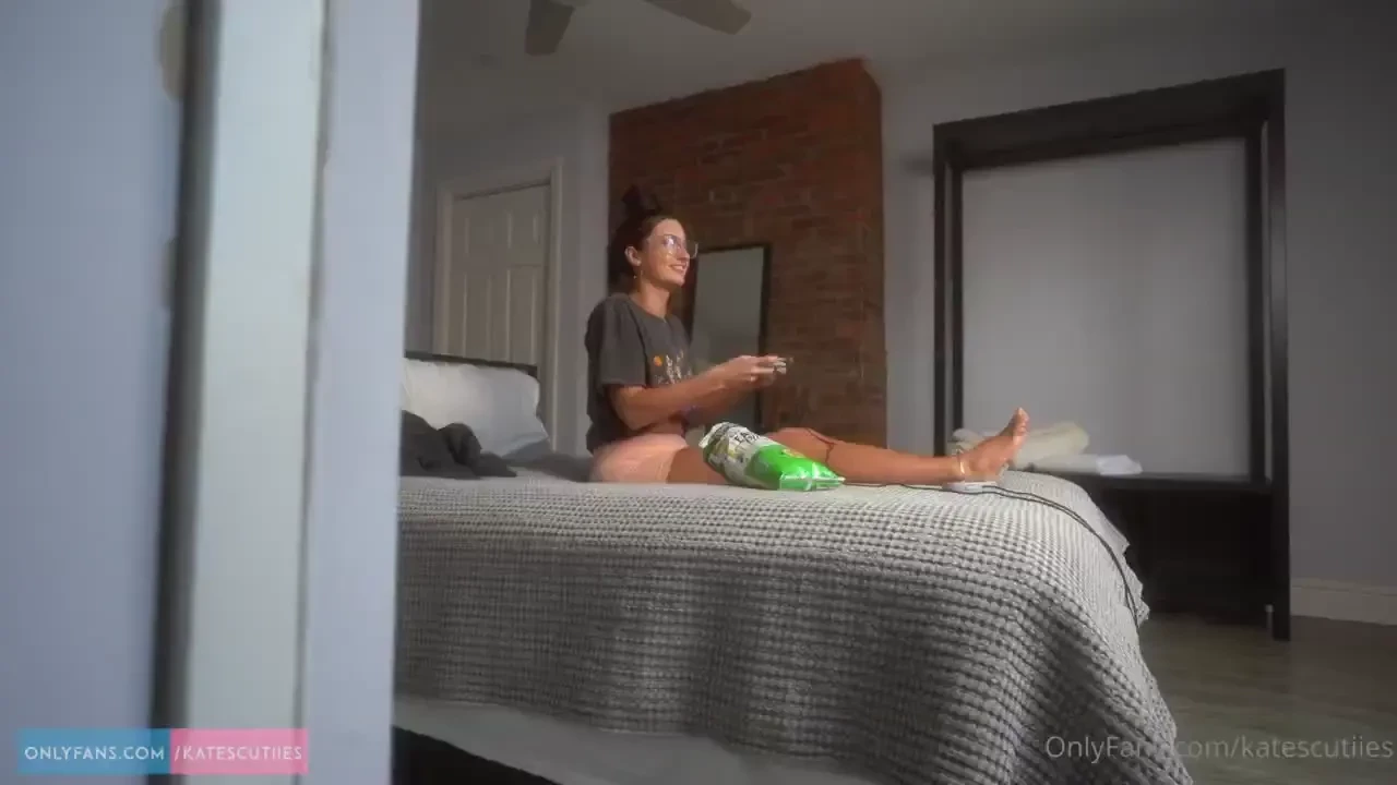 My step brother can t help but stare at my feet while i play video 