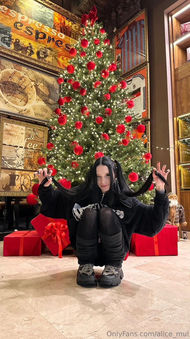 Your christmas present is a bit gothic 