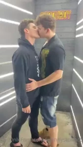 A kiss with bluecoffee after our show i have so much free content