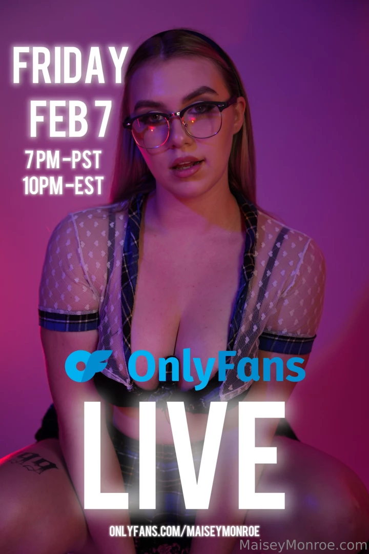 Going live this friday happy to be back and healthy thank you to all 