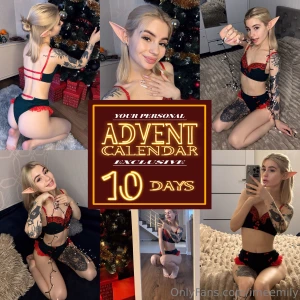 Your personal advent calendar 10 days of surprises hello my dear a few