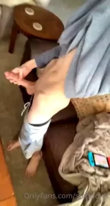 Got horny in the living room