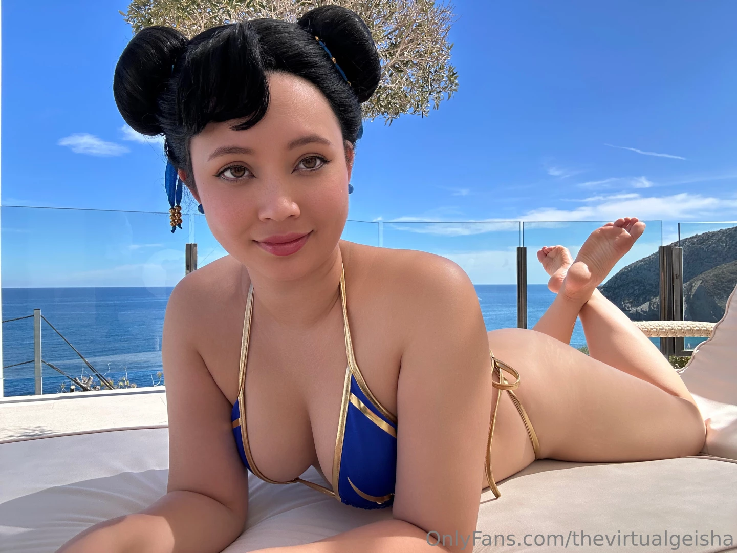 Wanna lay on the sun lounger next to me part 1 