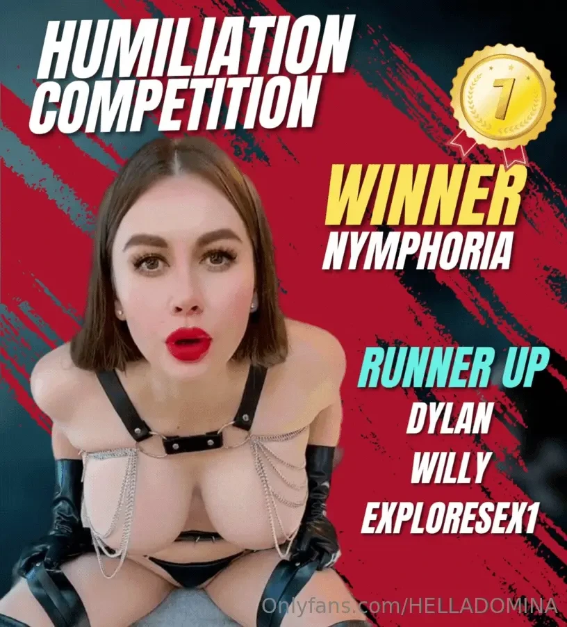 It s time to announce the winner of the most degrading person 