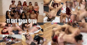 11 girl yoga orgy 16m07s i ve been getting really into yoga lately and