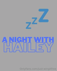 A night with hailey wonder what it would be like to take me home
