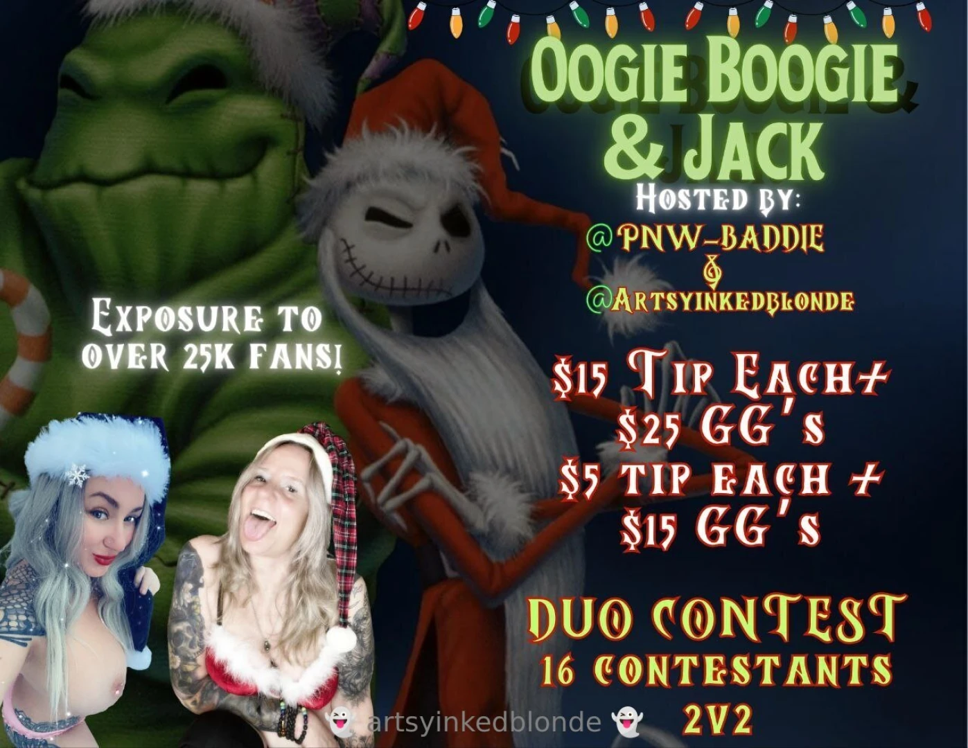 Free duo comp 40 tip gg s ooogie boogie amp jack holiday themed duo 