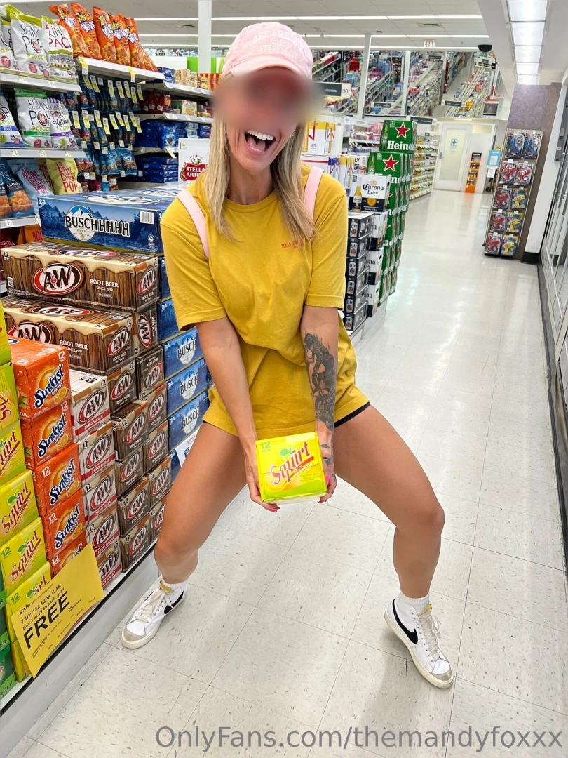 themandyfoxxx - Happy hump day here s a pic of me goofin off at the store hope it made 