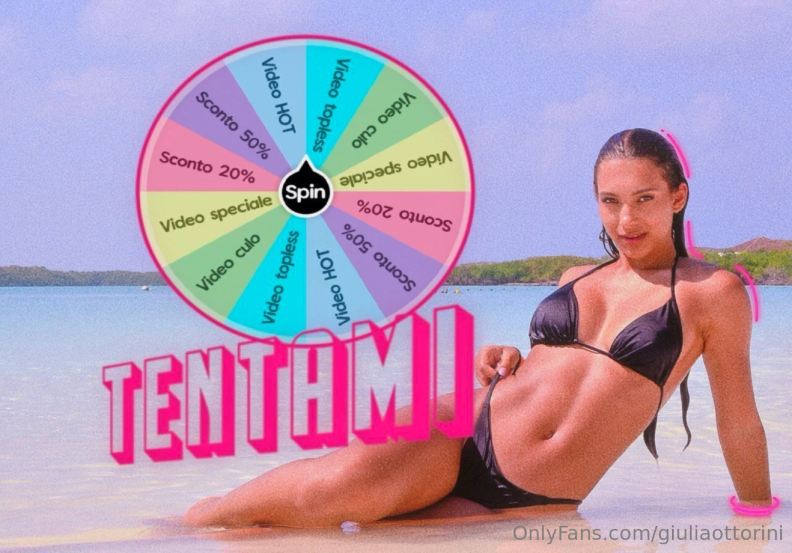 Gira la ruota e vinci un premio hot hai voglia di giocare con me da 