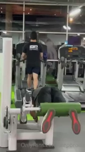 So tonight i got spied working out my fat cheeks