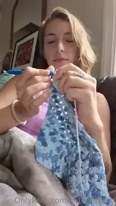 Cute girls have granny hobbies 
