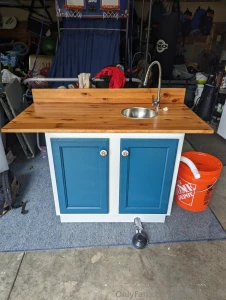 Finished the kitchen vanity today total for this project was 90 i love