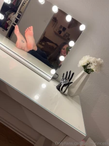 Little selfie in the mirror more to follow amazingfeet baresoles part 1