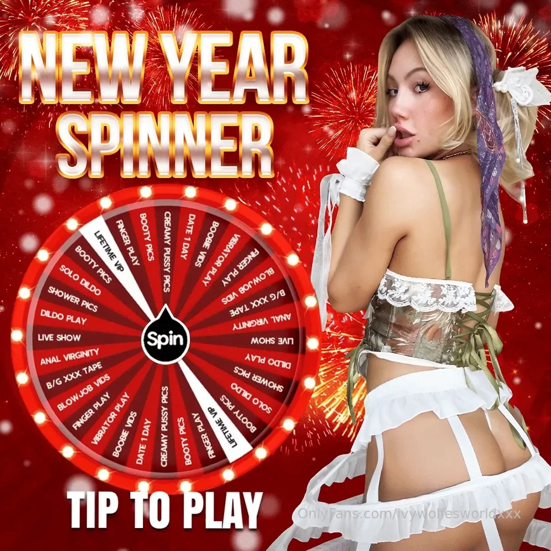 New year spinner it s a perfect time to start cumming hard with my 