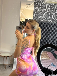 How in an instant a cute summer dress becomes a hot outfit for the part 1