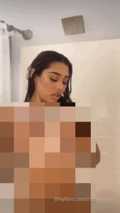 The shower just got a whole lot hotter this solo video is dripping