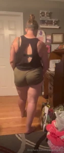 Showing off this big thick ass in shorts then telling my cuck with his