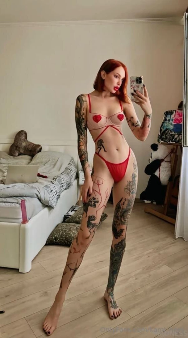 Beautiful redhead red_lina has incredibly long legs ask her and part 317 