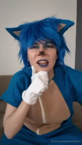 Sonic need for speed dildo orgasm being the fastest hedgehog around