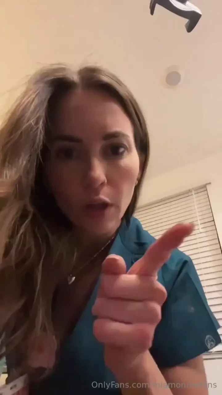 Open your hands for nurse mia 