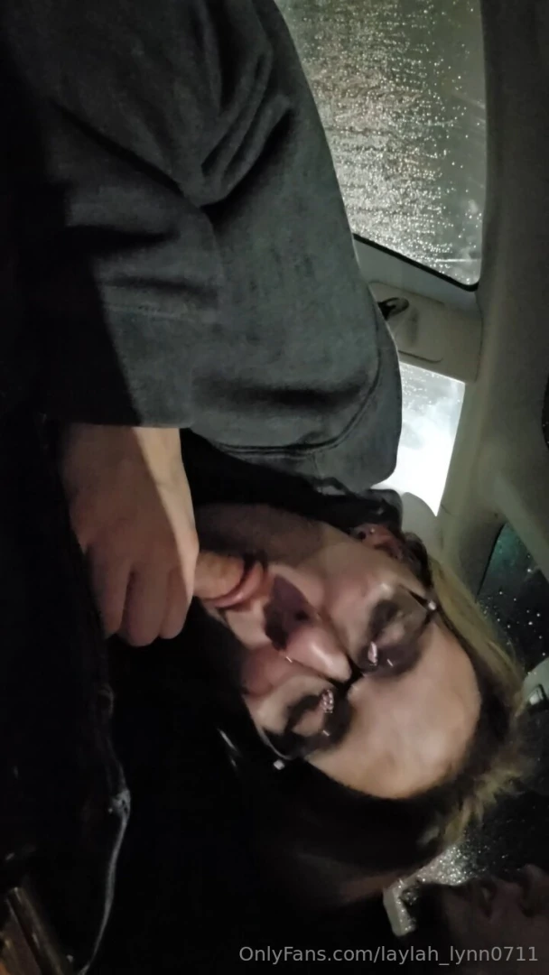 A night out with the hubby talk about some snowy road head 