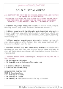 Swipe for all menus video calls and sexting ratings custom vids and part 2