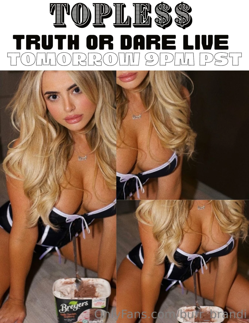 Topless truth or dare live tomorrow at 9pm pst comment truths or dares 