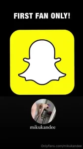 Only first 3 subs get my personal snap forever