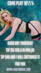 It s good boy thursday tip 15 and i will send you a 10 minute joi with