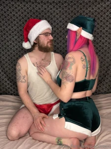 Our first christmas video just hit your messages