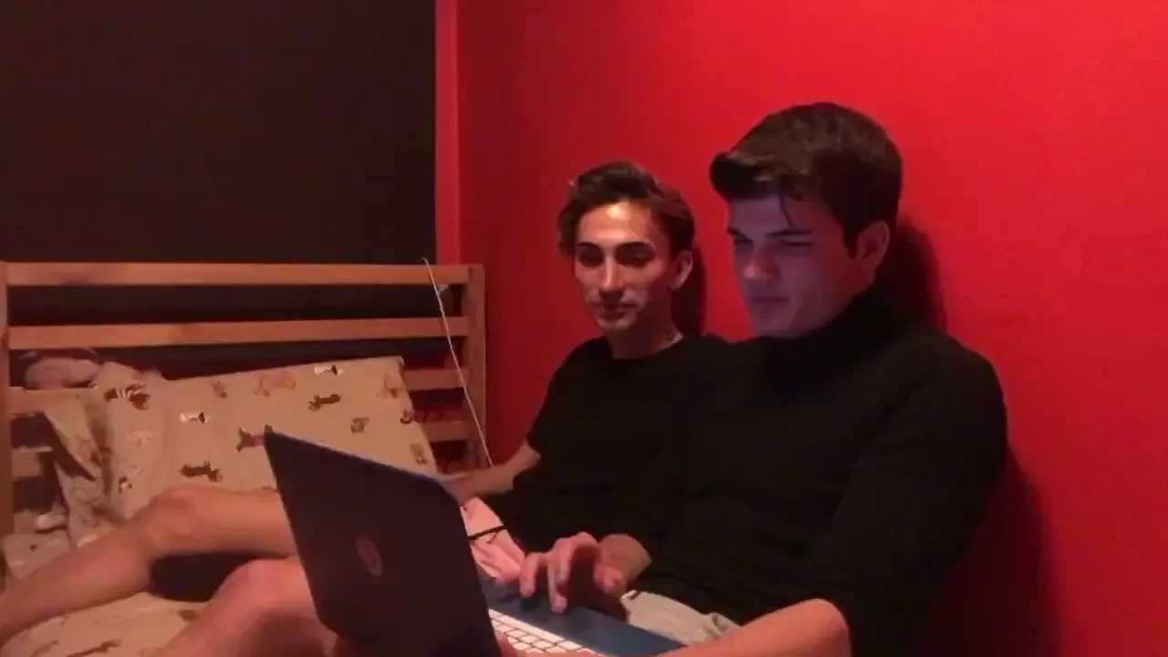 Full house mates are all home don t care we watched porn together then 