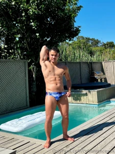 I was thinking about you in the pool this morning