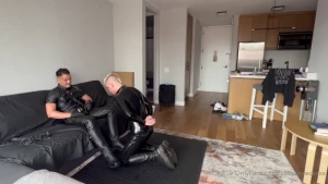 Extended trailer w itstroylocke leather boot worship hard face fucking