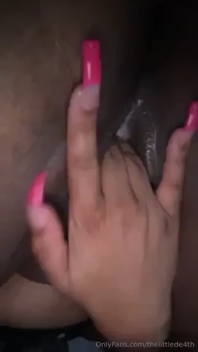 Playing in my cute pussy part 2 