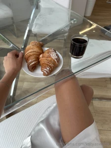 Cooking is also a form of creativity today i tried a new croissant