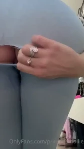 So my leggings split at the gym this morning during squats