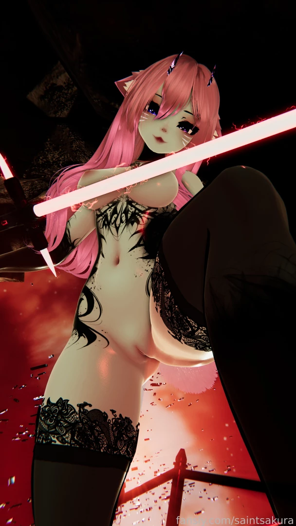 Jedi or sith fyp horny vr vtuber lewdtuber catgirl hentai ecchi dildo part 2 