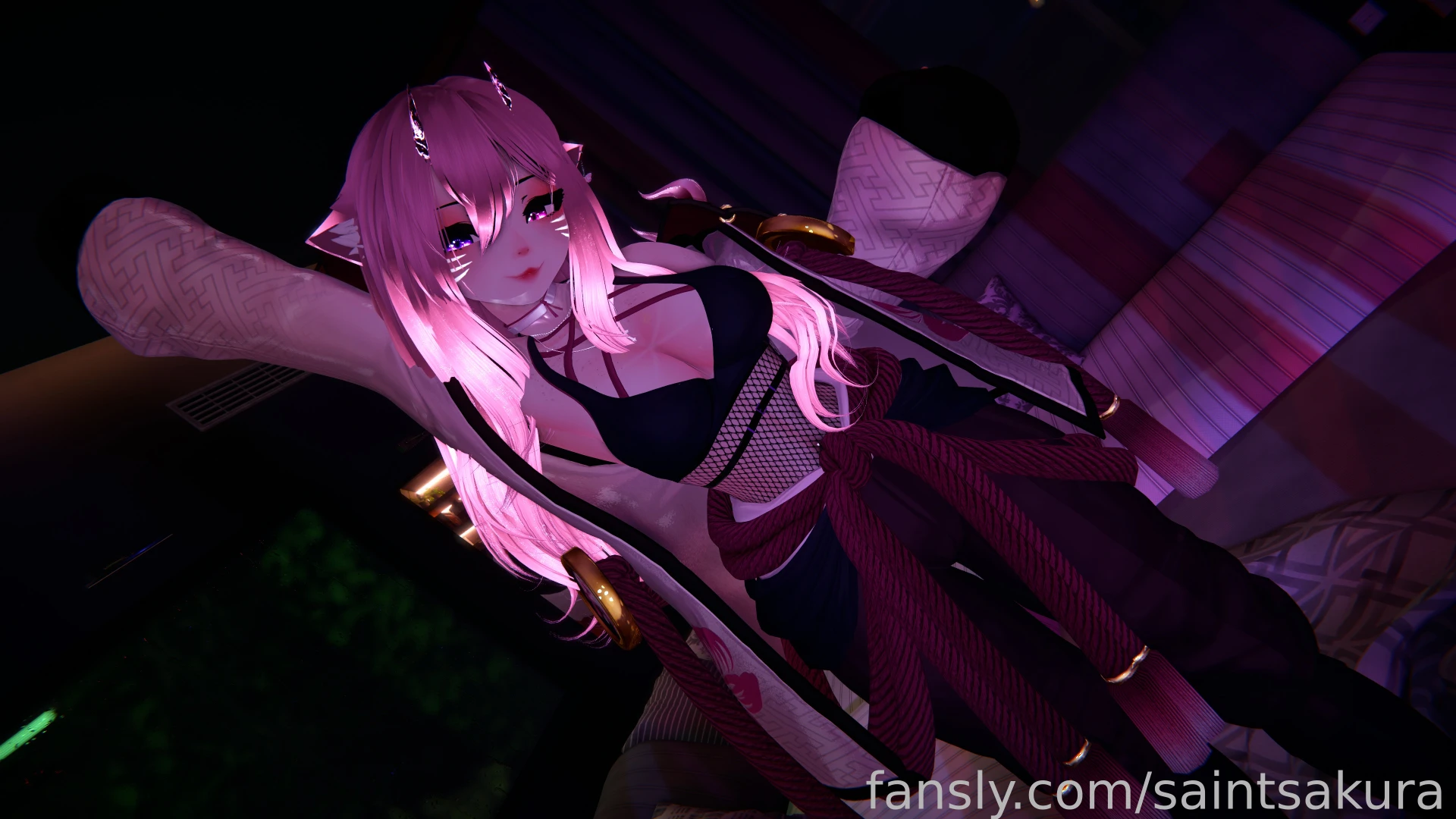 Jus a lil samurai guy fyp horny vr vtuber lewdtuber catgirl hentai part 7 